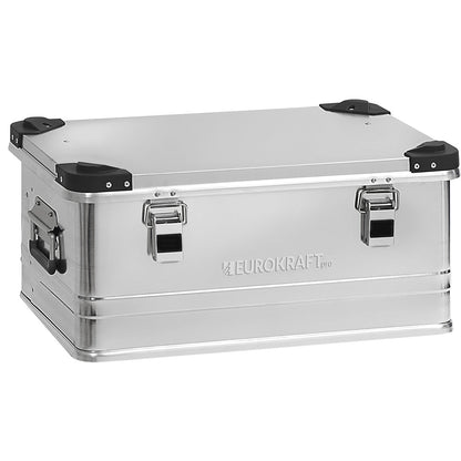 Industry aluminium container, capacity 48 l, external LxWxH 580 x 385 x 277 mm.