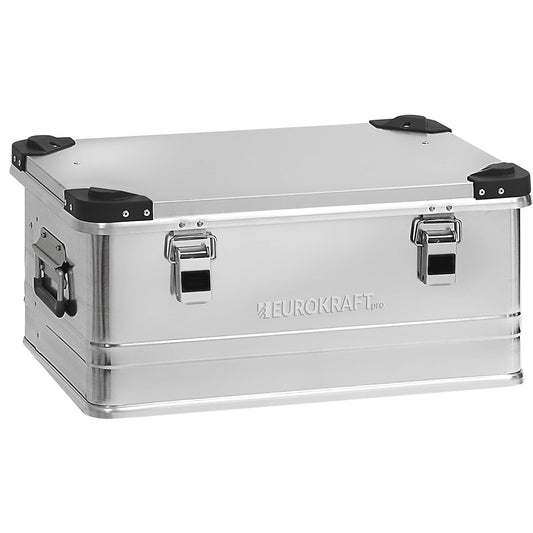 Industry aluminium container, capacity 48 l, external LxWxH 580 x 385 x 277 mm.