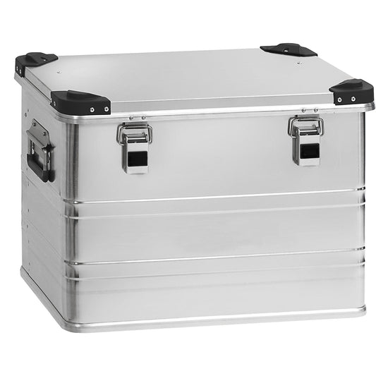 Industry aluminium container, capacity 73 l, external LxWxH 580 x 385 x 410 mm.
