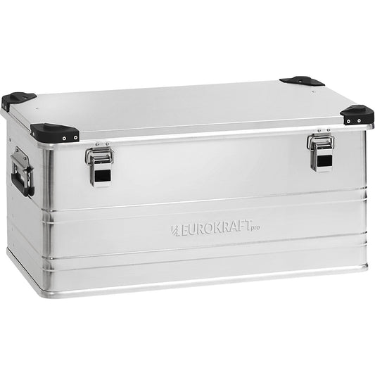 Industry aluminium container, capacity 92 l, external LxWxH 780 x 385 x 379 mm.