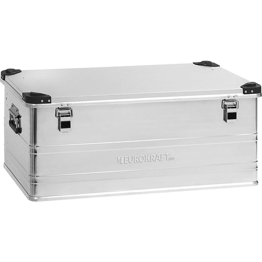 Industry aluminium container, capacity 140 l, external LxWxH 900 x 495 x 379 mm.