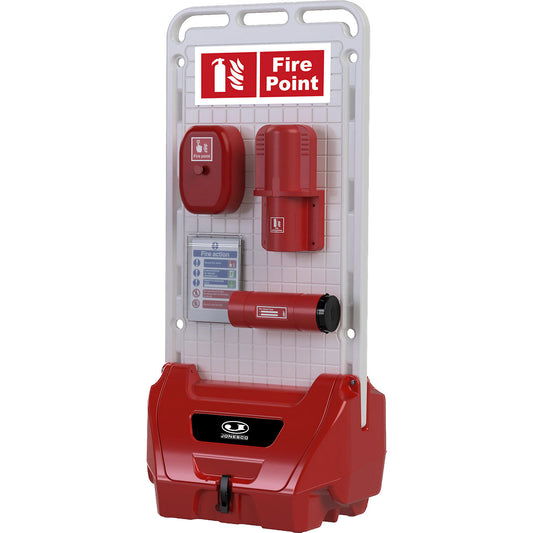 SAFETY POINT mobile service station, with lockable lid, seal, for safety/protection products, red.