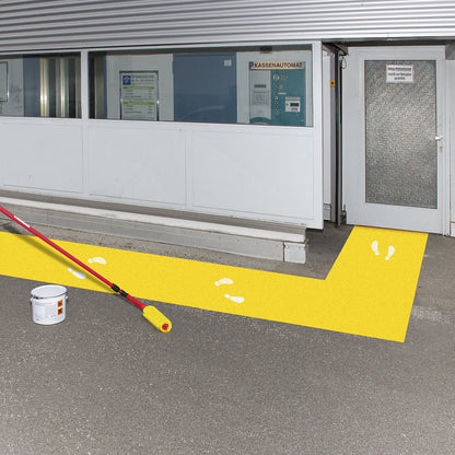 Outdoor marking paint, capacity 5 l, traffic yellow RAL 1023.