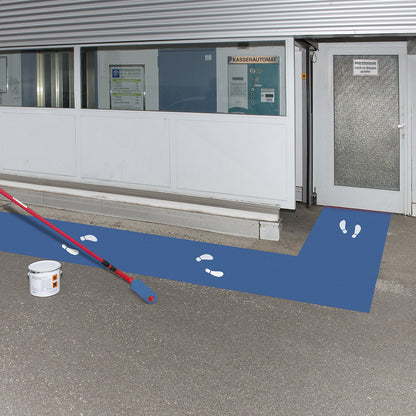 Outdoor marking paint, capacity 5 l, traffic blue RAL 5017.
