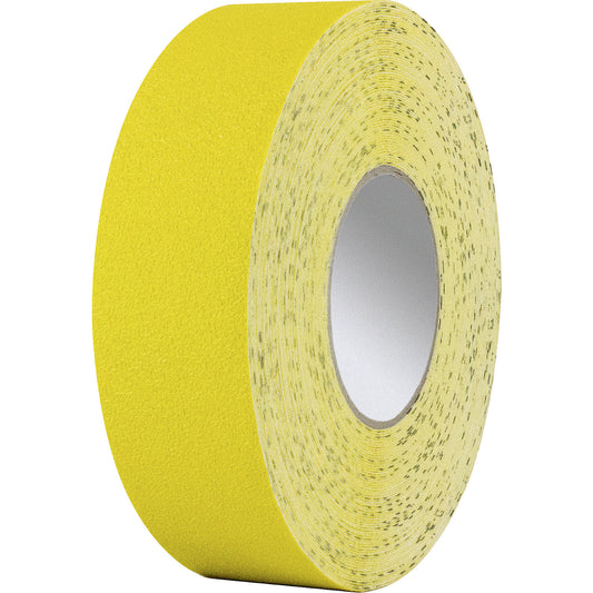 Floor marking tape, suitable for forklift trucks, vinyl, width 50 mm, yellow.