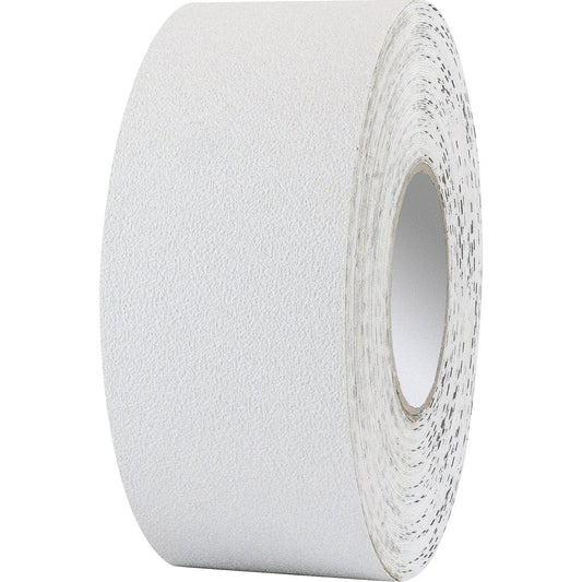 Floor marking tape, suitable for forklift trucks, vinyl, width 75 mm, white.