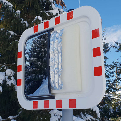 ICE FREE traffic mirror, HxW 450 x 600 mm, ice free.