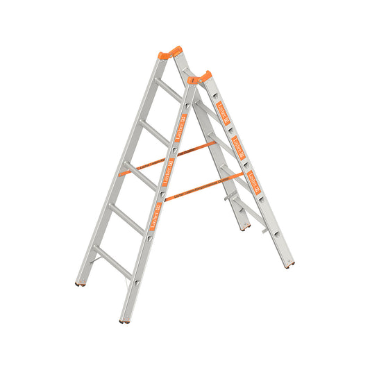 Double sided rung ladder, double sided access, 2 x 5 rungs.
