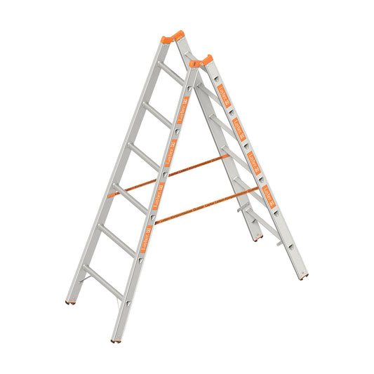 Double sided rung ladder, double sided access, 2 x 6 rungs.