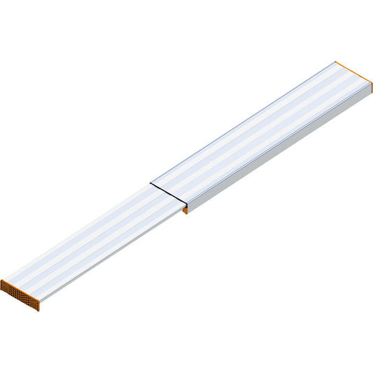 Aluminium telescopic plank, max. load 150 kg, length 1.6 m - 2.9 m.