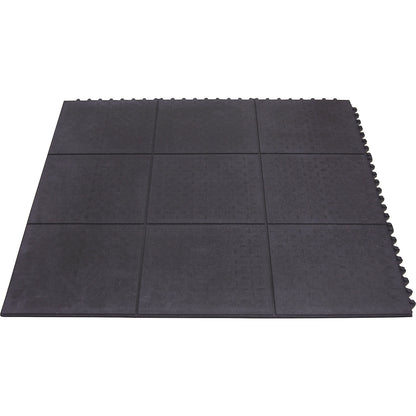 Industrial workstation matting, Yoga Solid Basic industrial matting, 900 x 900 mm, closed surface.