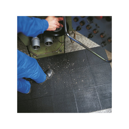 Industrial workstation matting, Yoga Solid Basic industrial matting, 900 x 900 mm, closed surface.