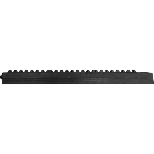 Border edge NR, LxWxH 965 x 65 x 17 mm, black, including corner, male.