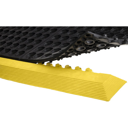 Border edge NR, LxWxH 965 x 65 x 17 mm, yellow, including corner, male.