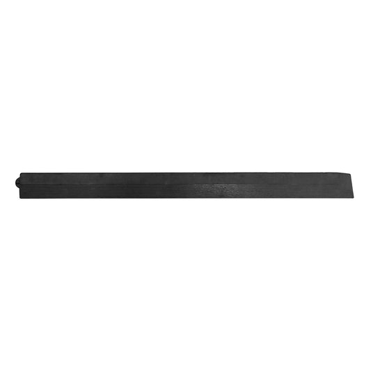 Border edge NBR/SP, LxWxH 965 x 65 x 17 mm, black, including corner, female.