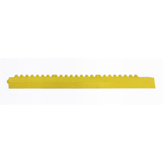 Border edge NBR/SP, LxWxH 965 x 65 x 17 mm, yellow, including corner, male.