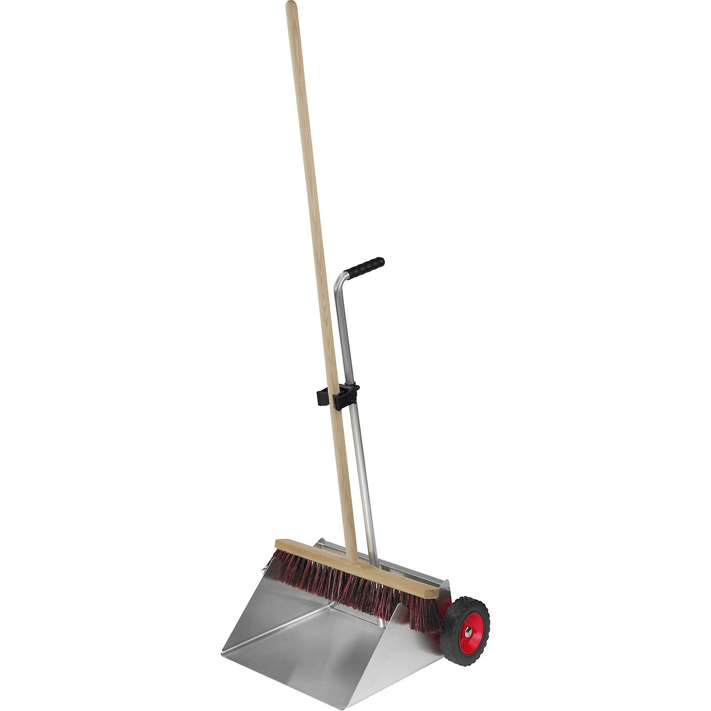 DUSTY SPECIAL 50 long handle dustpan, mobile, incl. broom, aluminium.