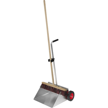 DUSTY SPECIAL 50 long handle dustpan, mobile, incl. broom, aluminium.