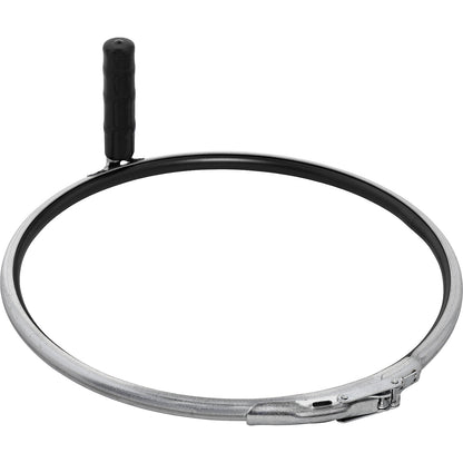 Refuse sack bracket / bag holder, for 120 l capacity, pack of 5, silver / black.