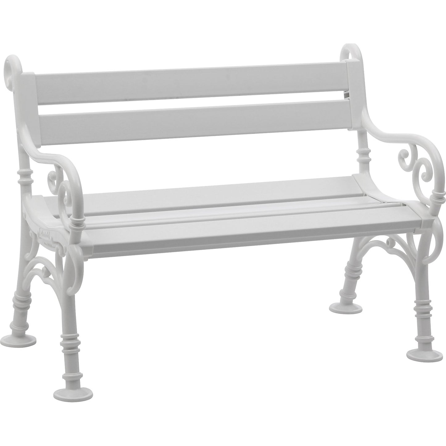 Seating bench, classic, HxD 850 x 600 mm, 2 seater.