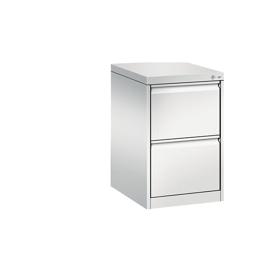 ACURADO suspension filing cabinet, 1 track, 2 drawers, light grey.