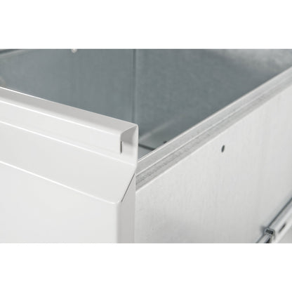 ACURADO suspension filing cabinet, 1 track, 2 drawers, light grey.