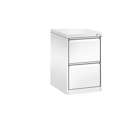 ACURADO suspension filing cabinet, 1 track, 2 drawers, traffic white.