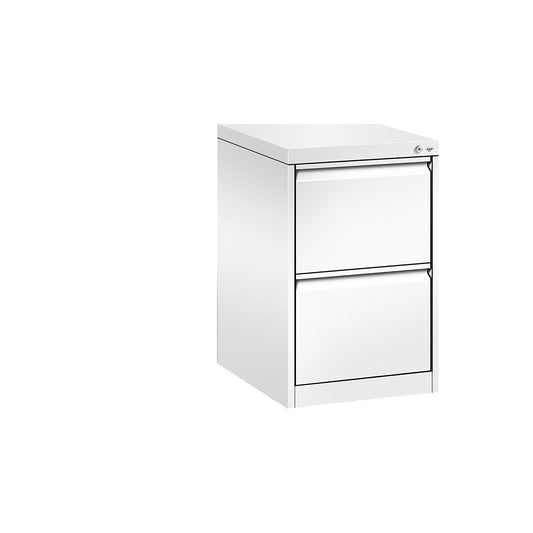 ACURADO suspension filing cabinet, 1 track, 2 drawers, traffic white.