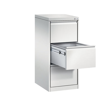 ACURADO suspension filing cabinet, 1 track, 3 drawers, light grey.