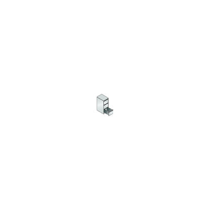 ACURADO suspension filing cabinet, 1 track, 3 drawers, light grey.