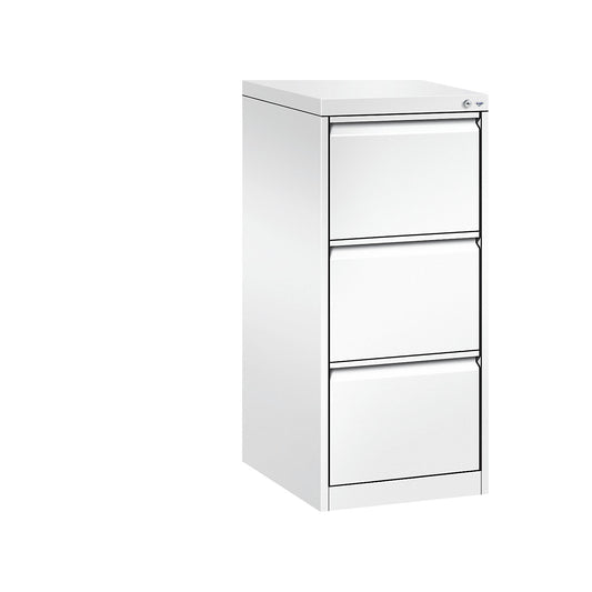 ACURADO suspension filing cabinet, 1 track, 3 drawers, traffic white.