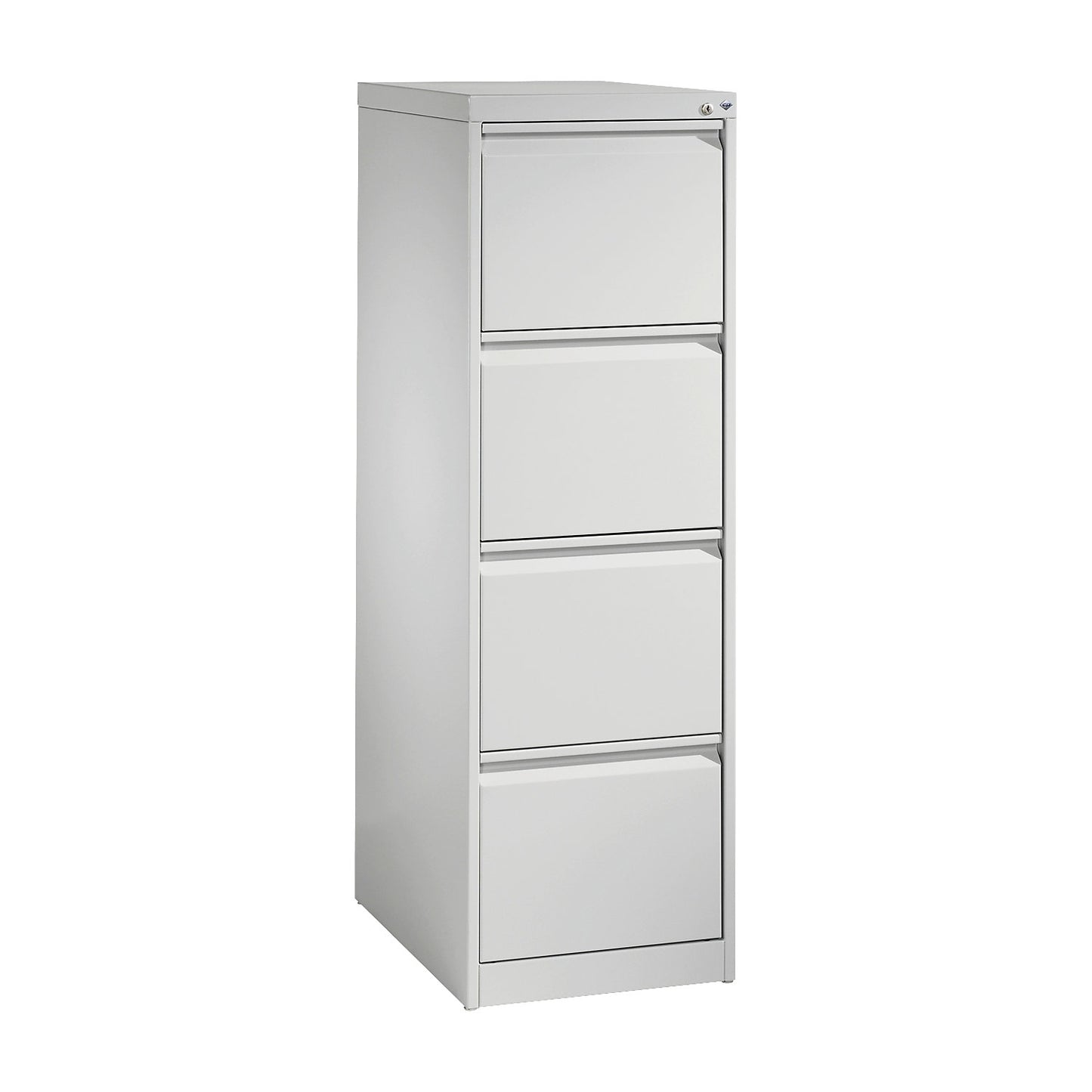 ACURADO suspension filing cabinet, 1 track, 4 drawers, light grey.