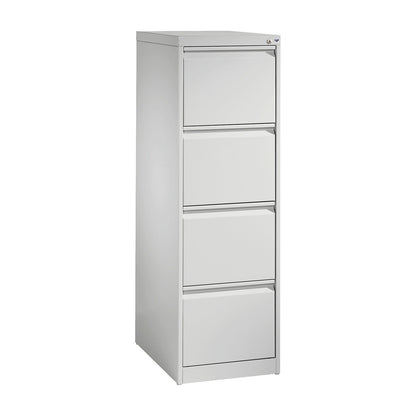 ACURADO suspension filing cabinet, 1 track, 4 drawers, light grey.