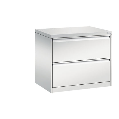 ACURADO suspension filing cabinet, 2 track, 2 drawers, light grey.