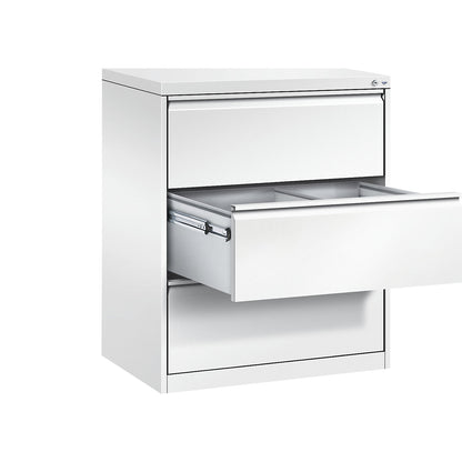 ACURADO suspension filing cabinet, 2 track, 3 drawers, traffic white.