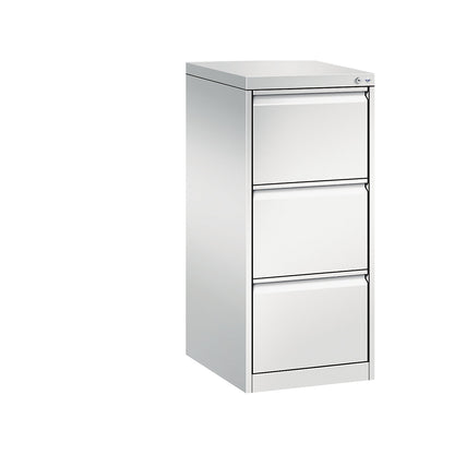ACURADO index card cabinet, 1 track, 3 drawers, light grey.