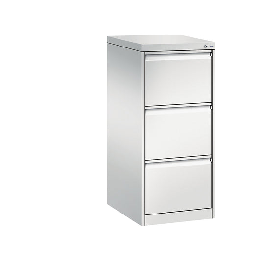 ACURADO index card cabinet, 1 track, 3 drawers, light grey.