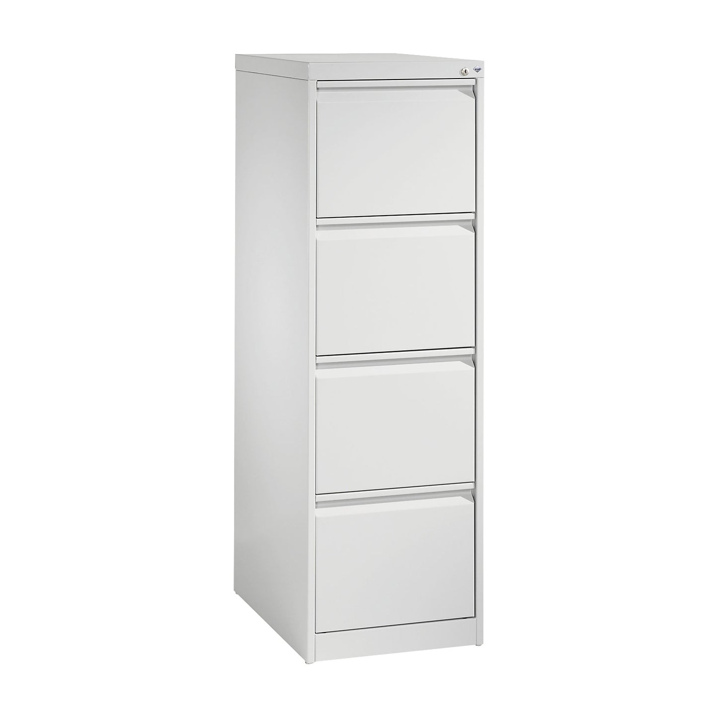 ACURADO index card cabinet, 1 track, 4 drawers, light grey.