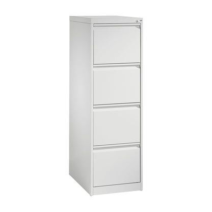 ACURADO index card cabinet, 1 track, 4 drawers, light grey.