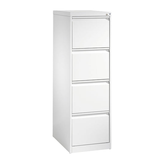 ACURADO index card cabinet, 1 track, 4 drawers, traffic white.