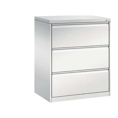 ACURADO index card cabinet, 2 track, 3 drawers, light grey.