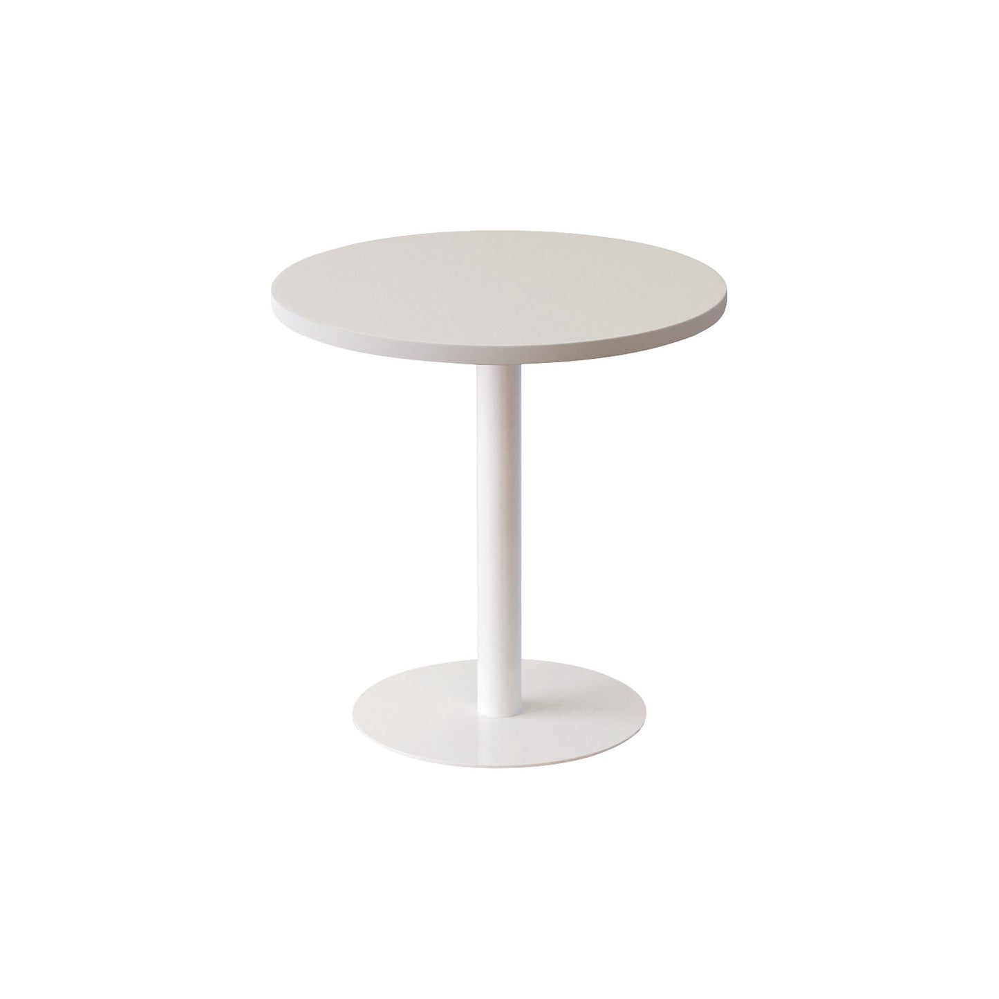 Lounge table, round, Ø 600 mm, white.