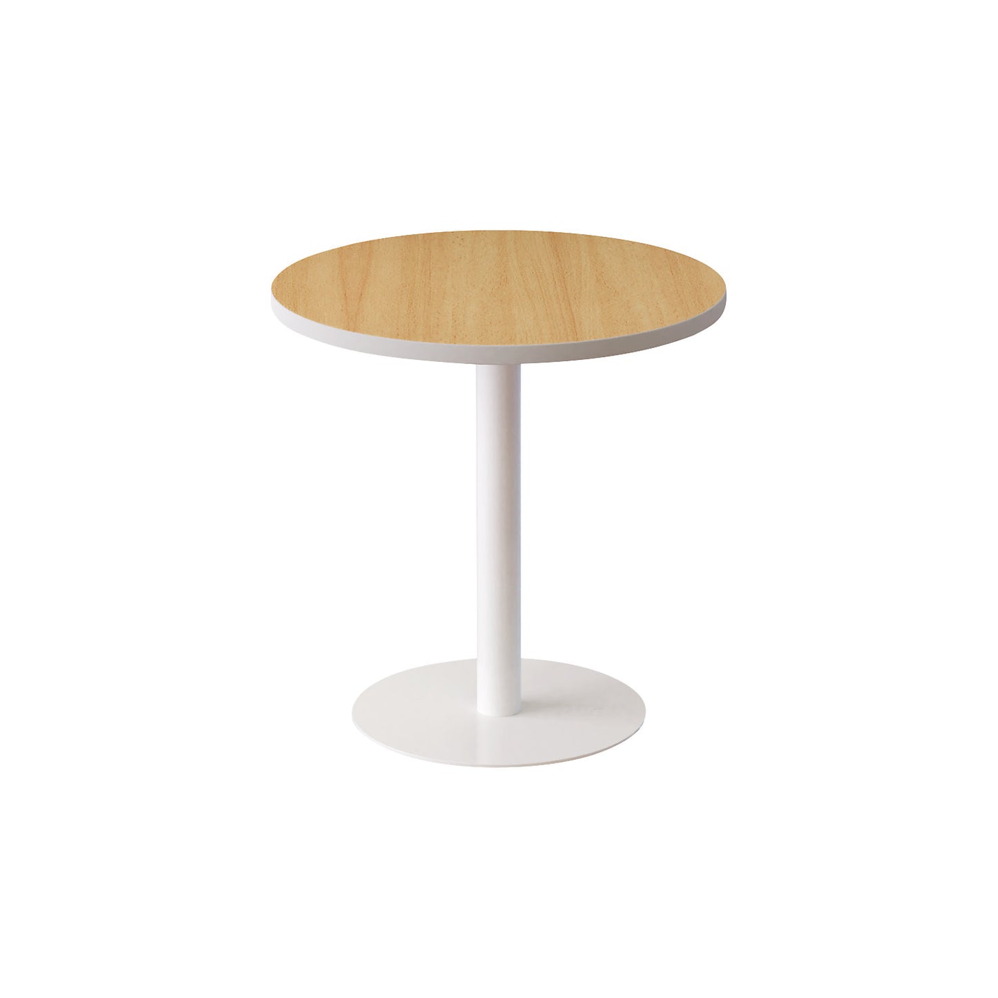 Lounge table, round, Ø 600 mm, beech finish.