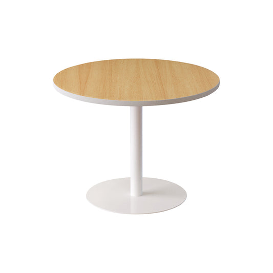 Lounge table, round, Ø 800 mm, beech finish.