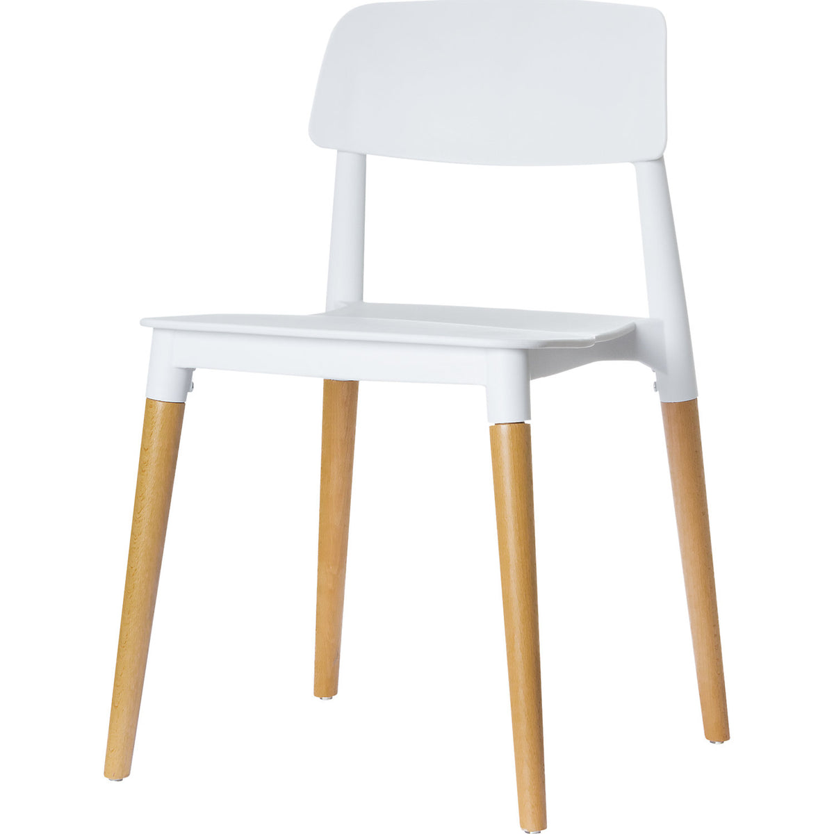 GLAMWOOD chair, pack of 2, white.