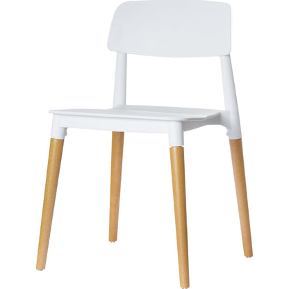 GLAMWOOD chair, pack of 2, white.