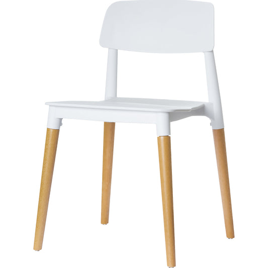 GLAMWOOD chair, pack of 2, white.