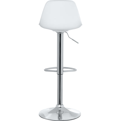 BOBBA bar stool, with seat cushions, pack of 2, white.