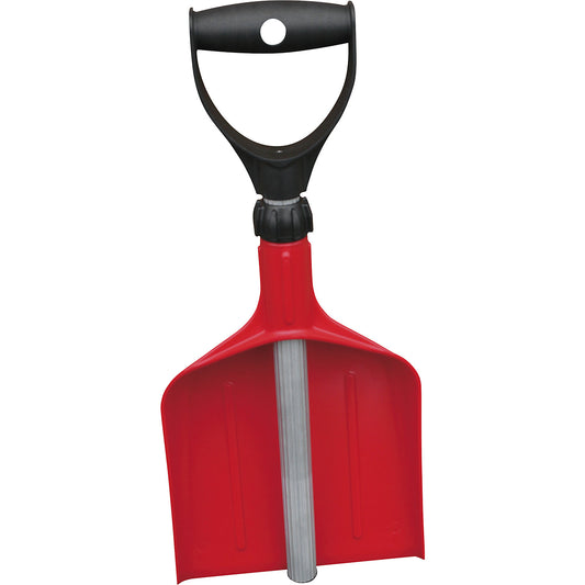 Telescopic hand shovel, length 100 mm, red.