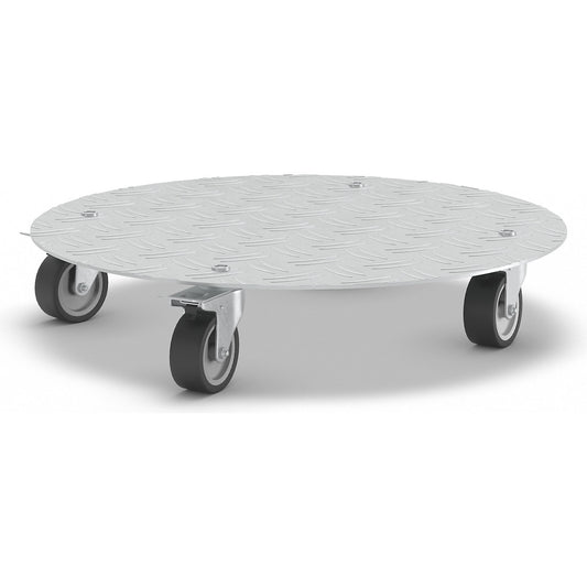 Dolly, aluminium, max. load 100 kg, Ø 380 mm.